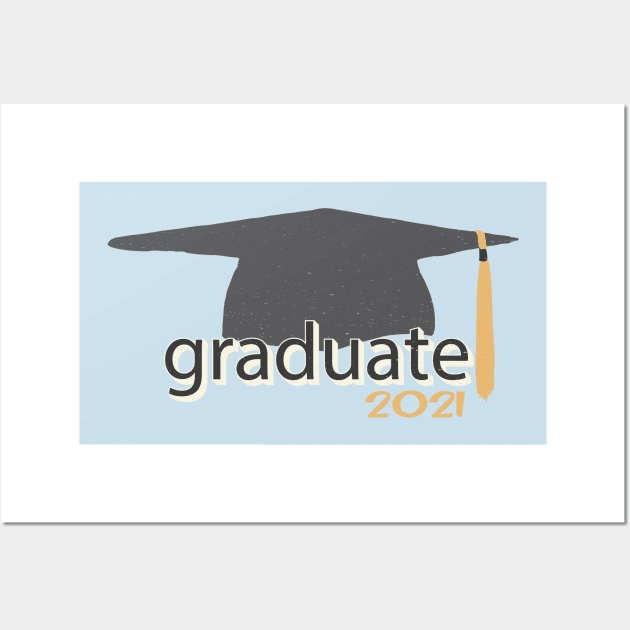 Graduate 2021 Wall Art by SharksOnShore